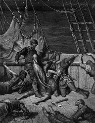 I marinai maledicono il marinaio, costretto a portare l